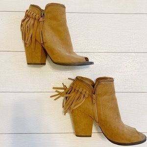 DVF Western Fringe Ankle Booties